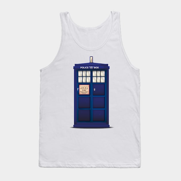 Police call box Tank Top by nickemporium1